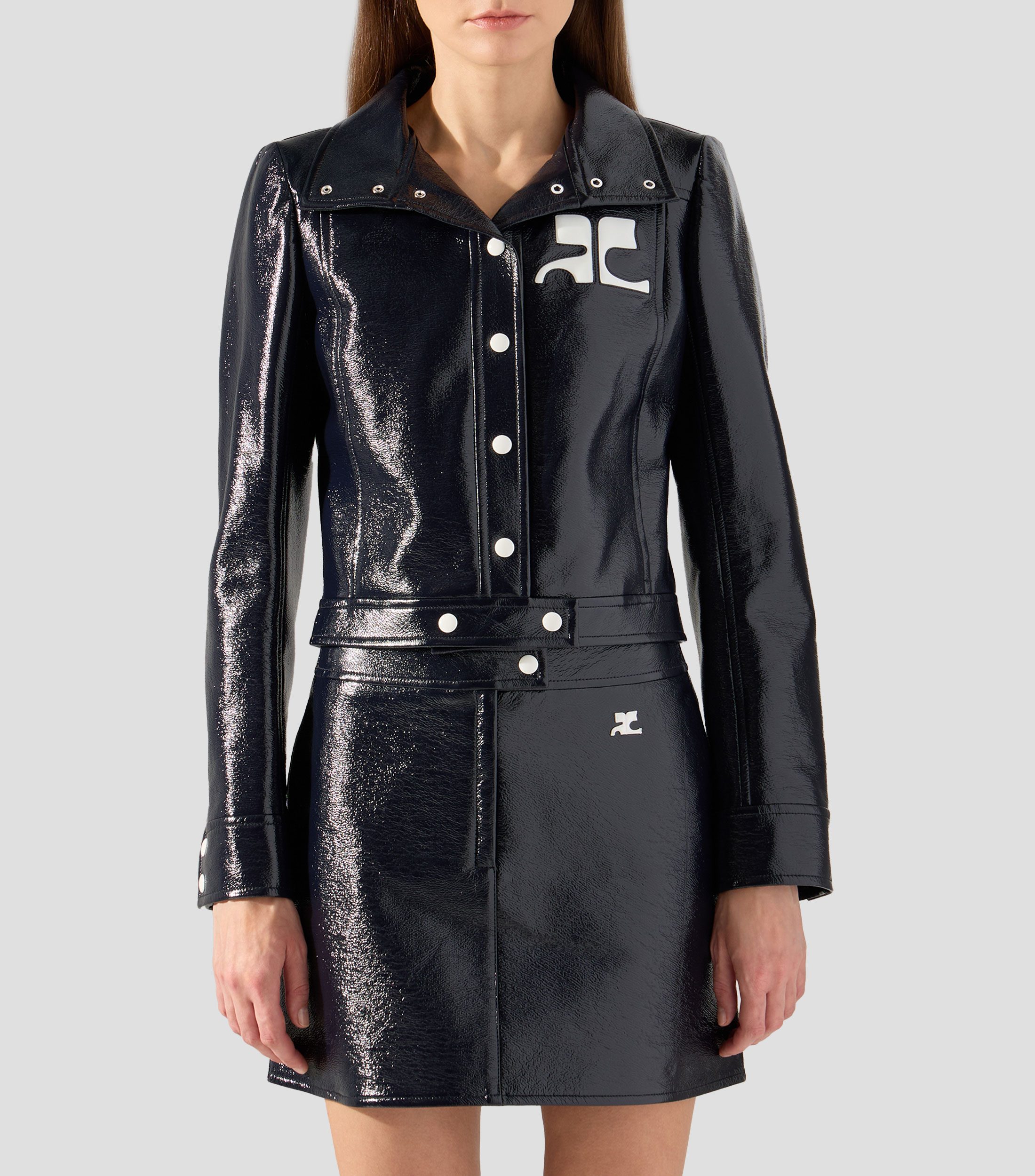 Chamarra biker Reedition liso Mujer